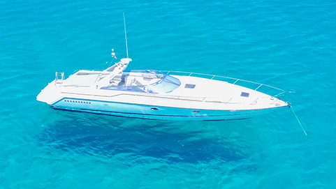 Rent a boat in Formentera | Sunseeker 45