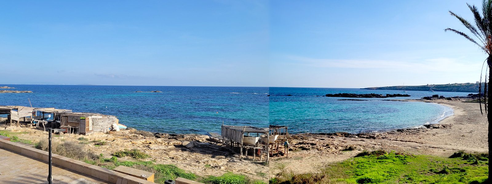 Vista dal balcone | Appartamento Fronte Mare PIS 1 |In affitto a Es Pujols Formentera